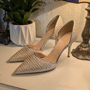 J. Crew Elegant Beige Stiletto Heels